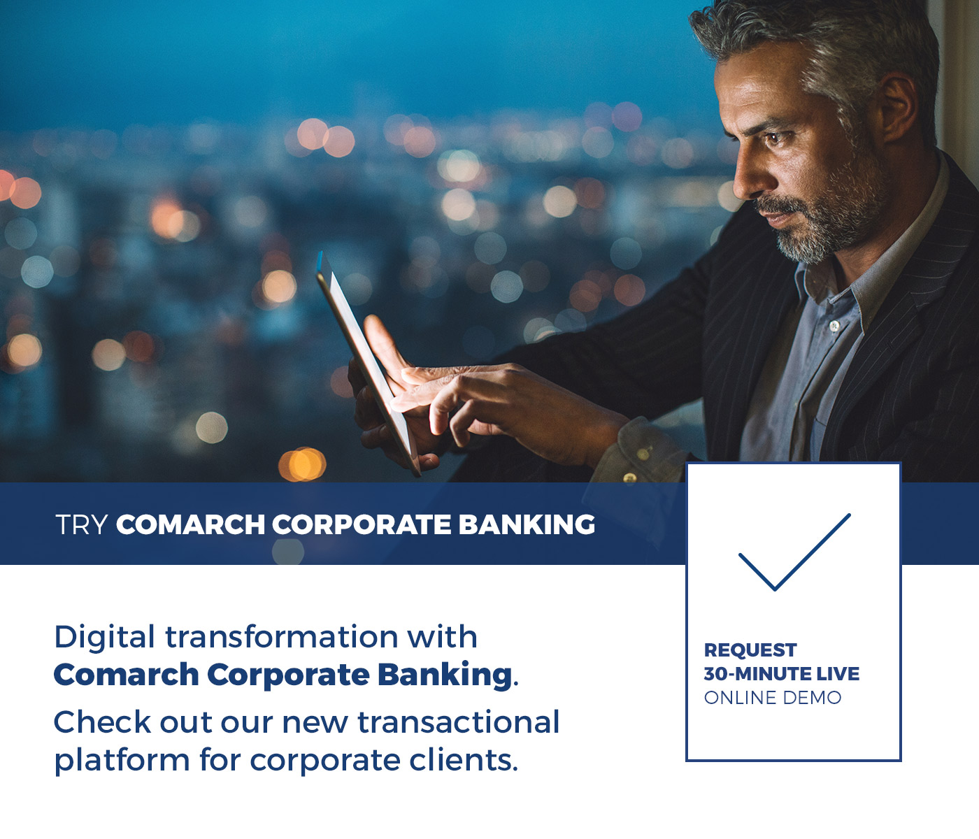 Request Comarch Corporate Banking live demo