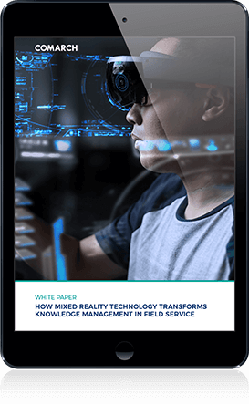 How mixed reality technology transforms knowledge management in field service cover
