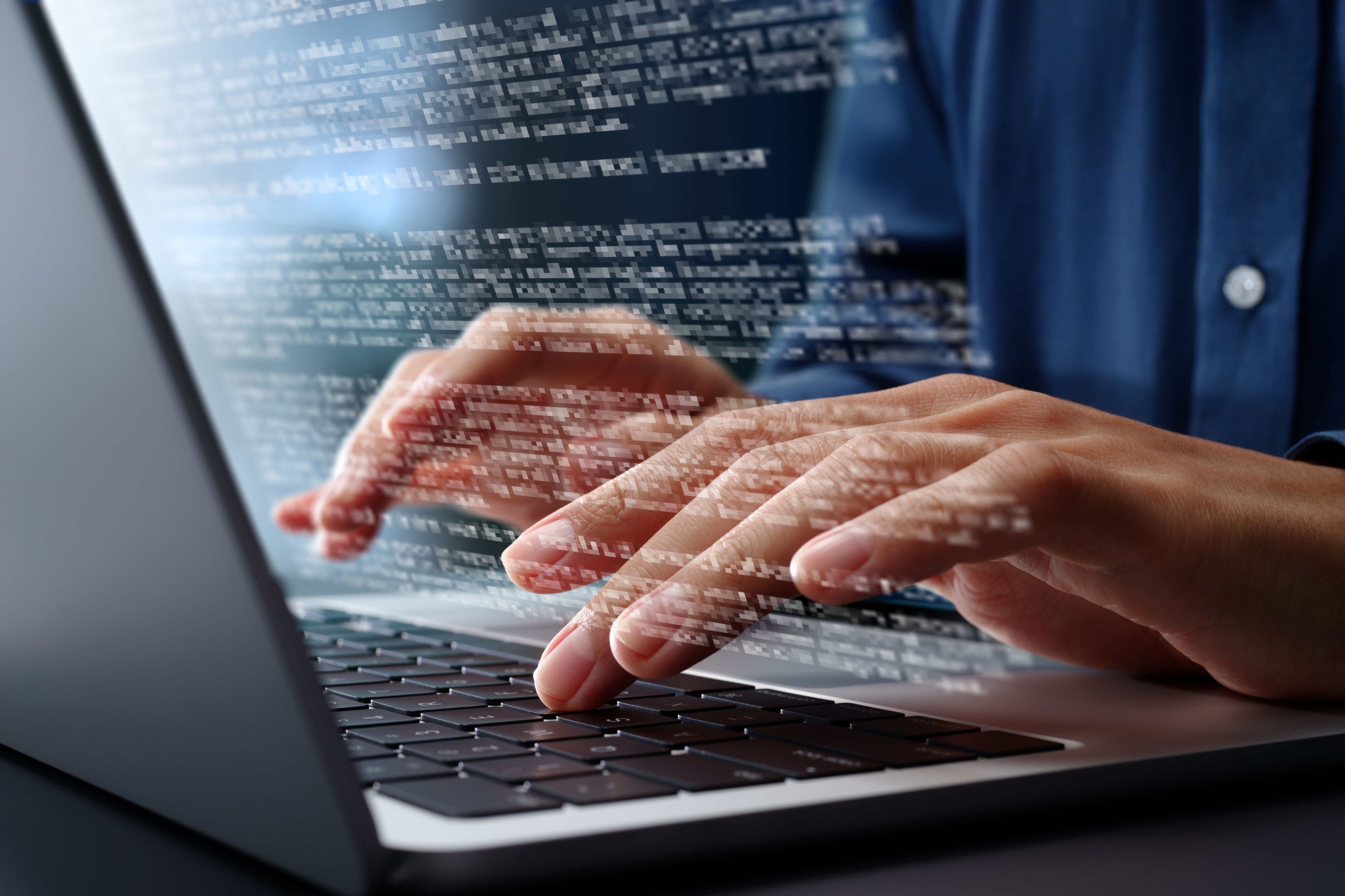 computer and analysis file around