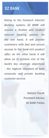 Internet Banking software in DZ Bank - references Internet Banking software in DZ Bank - testimonials