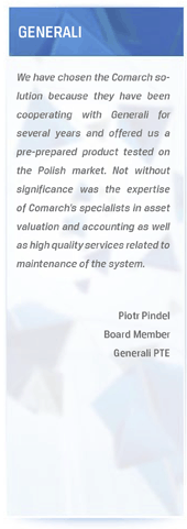 Comarch Asset Management system in Generali - testimonials