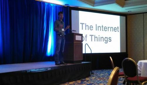 Jerry Filipiak presenting Internet of Things at America's Customer Festival 2014