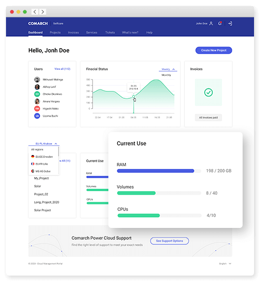 Comarch POWER Cloud Platform