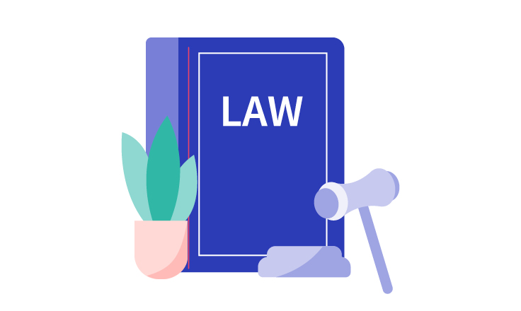book with legal regulations