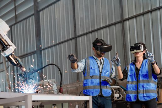 Digital Twin – Industrial Metaverse – a Place for Human-Human-Robot Collaboration?