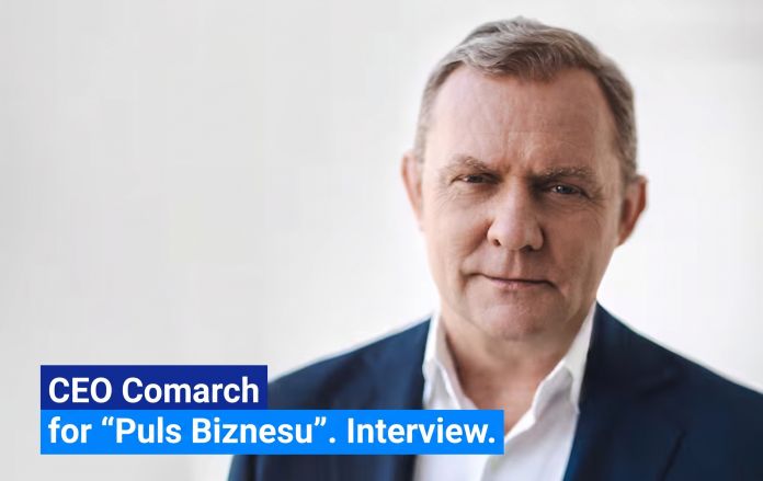 Comarch: EBITDA up more than 80% and revenue up 14% in the first half of 2026. CEO Jarosław Mikos sums up the results in Puls Biznesu