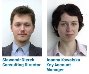 Comarch Representatives Slawomir Gierek, Joanna Kowalska